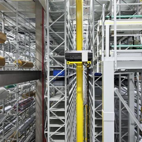 Intelligent stereoscopic warehouse + material box warehouse + AGV solution for the automotive safety parts industry